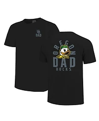 Image One Men's Black Oregon Ducks Father's Day Mascot Overlay T-Shirt