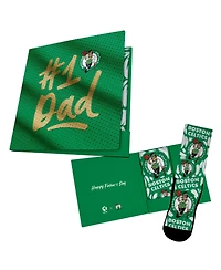 Rock Em Socks Men's and Women's Kelly Green Boston Celtics 1 Dad Gift Card Socks
