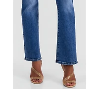 Guess Women's Shape Up Mid-Rise Bootcut Slim-Fit Jeans