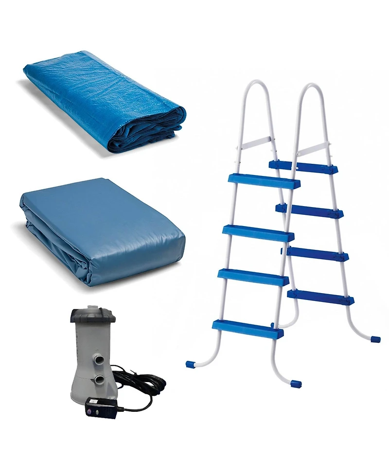 Intex 15ft x 48in Easy Swimming Pool Kit w/ 1000 Gph Gfci Filter Pump 26167EH