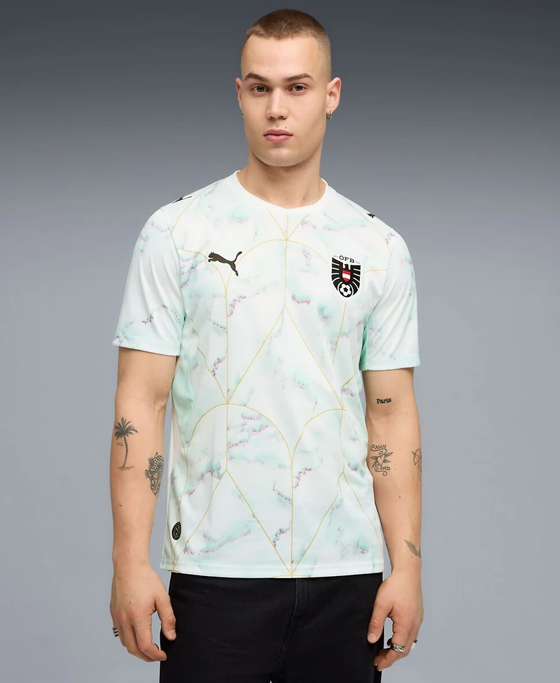Puma Men's White Austria National Team 2026 Away Replica Jersey