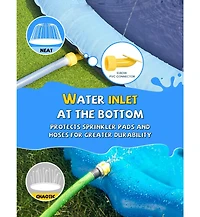 Aofar 107" Non-slip Splash Pad Sprinkler Pool Outdoor Water Play Mat Pet Dog Fountain Funyard