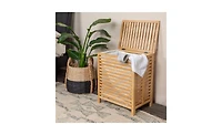 Household Essentials Bamboo Laundry Hamper