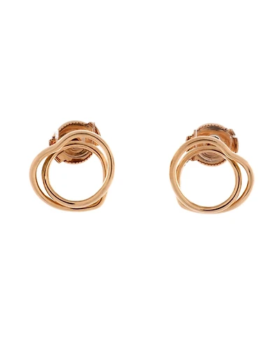 Pre-Owned HERMES Vertige Coeur Stud Earrings