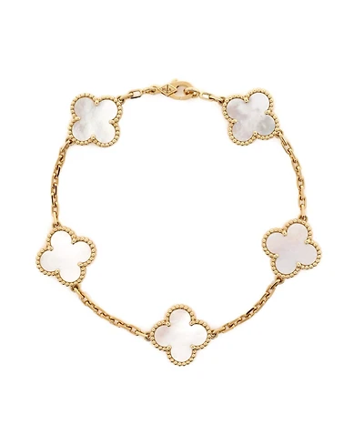 Pre-Owned Van Cleef & Arpels Vintage Alhambra 5 Motifs Bracelet