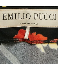 Pre-Owned Emilio Pucci Women's Brush Print Silk Mini Dress