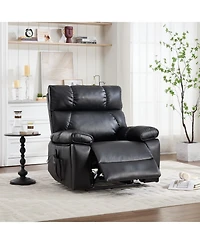 Boyel Living Massage Dual Motor Infinite Position Recliners Electric Lift Chair with Cup Holders and Power-Remote