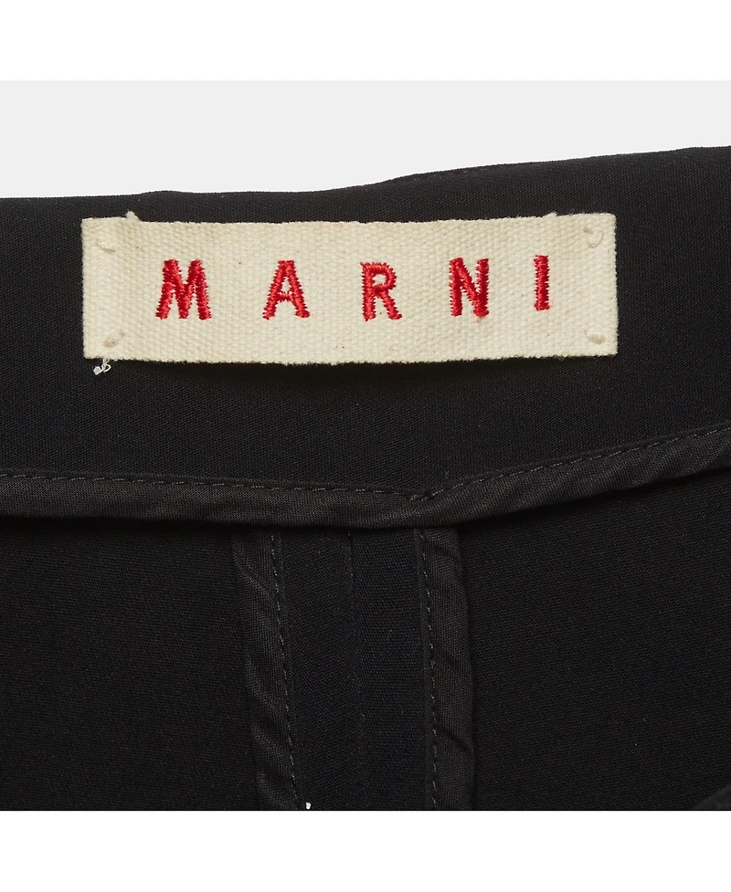 Pre-Owned Marni Women's Stretch Crepe Tailored Trousers