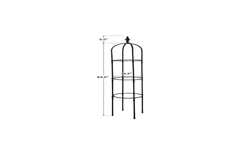 Garden Obelisk Trellis for Climbing Plants and Elegant Outdoor Decor