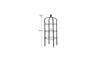 Garden Obelisk Trellis for Climbing Plants and Elegant Outdoor Decor