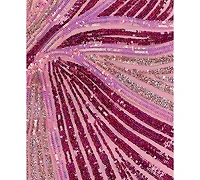 Seni & Cade Juniors' Swirl Sequin Strapless Mini Dress