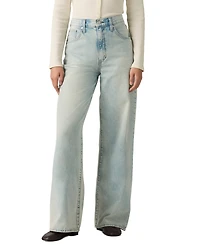 Levi's Women's Cinch-Waist Lightweight Baggy Jeans