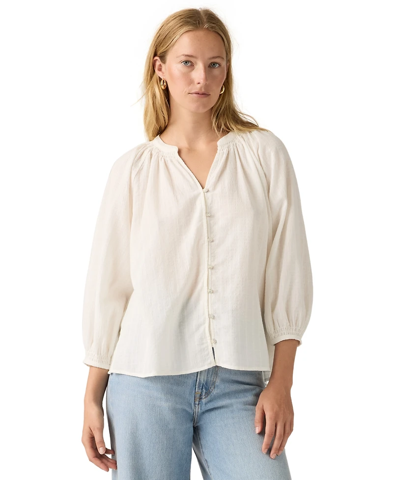 Levi's Juniors' Phoebe V-Neck Blouse