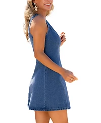 Cupshe Women's Passion Project Denim Mini Beach Dress