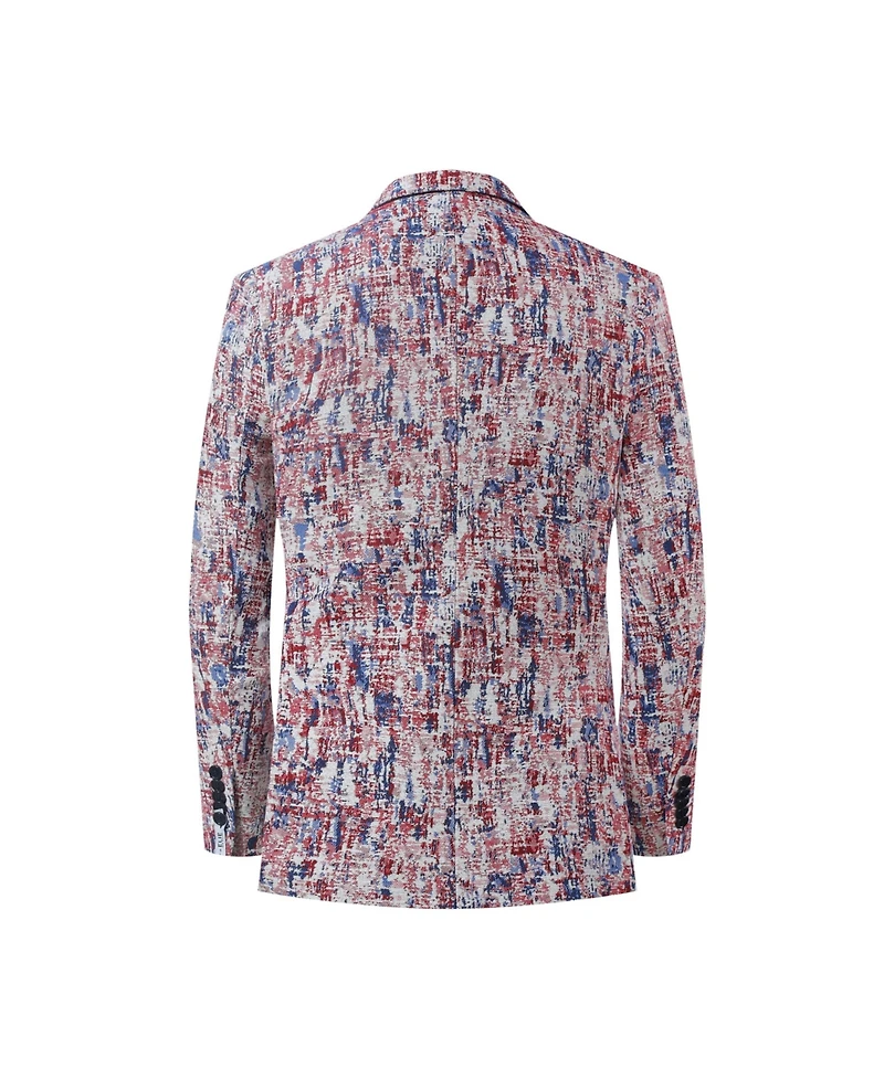 Elie Balleh Men's Slim Fit Sports Coat Jacket