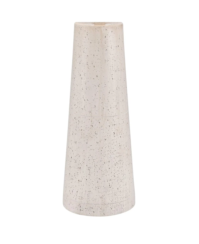 Possini Euro Design Travertine 31 1/2" Tall Large Modern End 3-Way Table Lamp Faux Marble Finish Single Living Room Bedroom