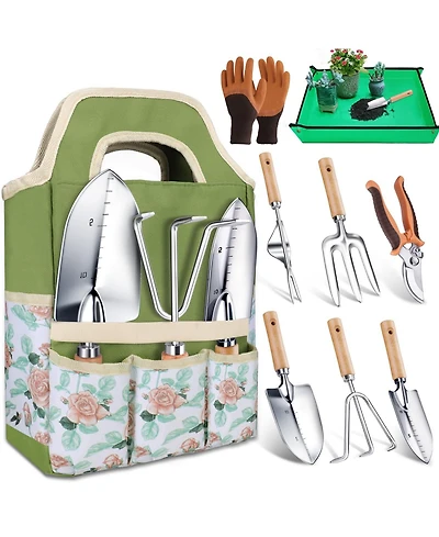 Xdovet Gardening Tools Set Hand Spades Stainless Steel Kit