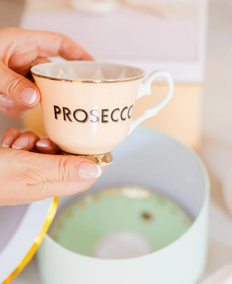 Yvonne Ellen Prosecco 2-Piece Teacup & Saucer Set