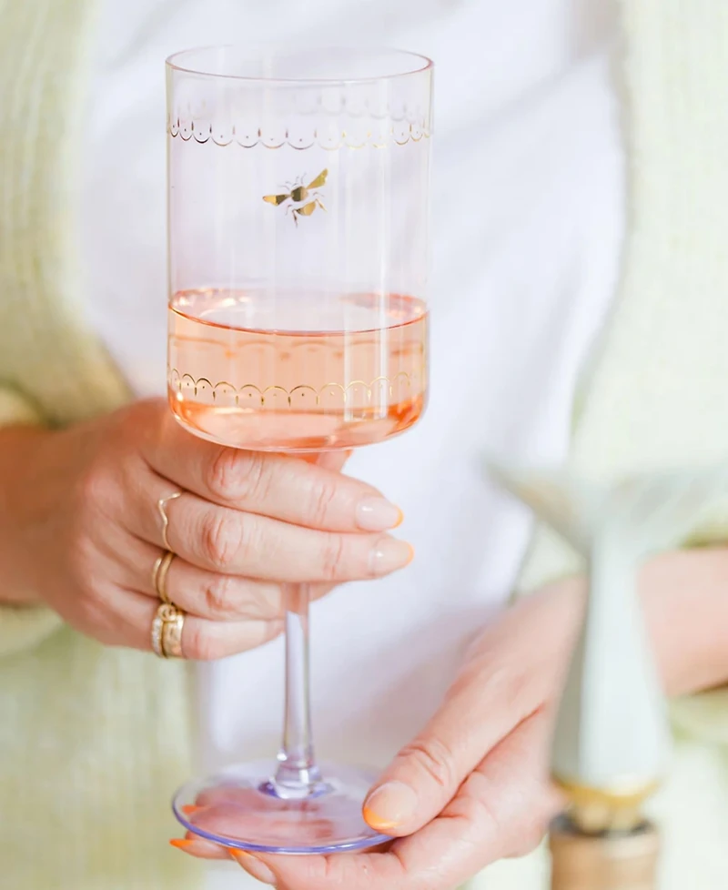Yvonne Ellen Bee Wine Glasses, Set of 2