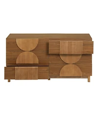 Clihome Modern 6-Drawer Storage Chest Dresser for Bedroom
