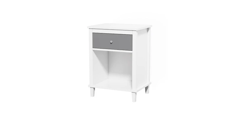 Lucky One 22.8"W Nightstand with Drawer and Shelf