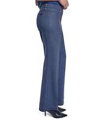 Karl Lagerfeld Paris Petite Mid-Rise Pants