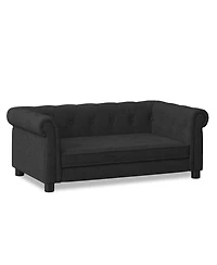 Zeny Bliss Mid-Century Large Dog Sofa with Tapered Legs, Orthopedic Cushion and Stain-Resistant Fabric