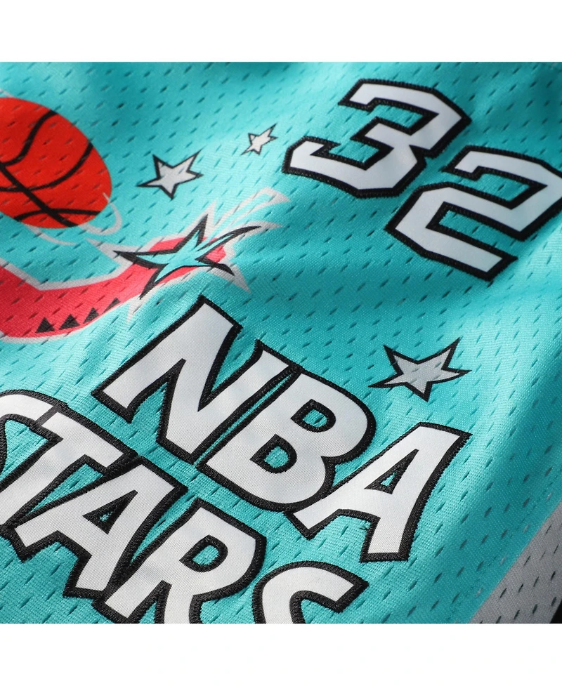 Mitchell & Ness Big Boys and Girls Shaquille O'Neal Teal 1996 Nba All-Star Game Hardwood Classics Swingman Jersey