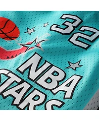 Mitchell & Ness Big Boys and Girls Shaquille O'Neal Teal 1996 Nba All-Star Game Hardwood Classics Swingman Jersey