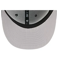 New Era Men's Black York Mets Americana Bald Eagle Pre-Curved 59FIFTY Fitted Hat