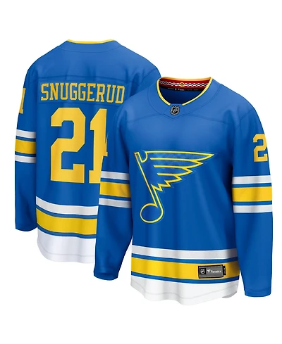 Fanatics Men's Jimmy Snuggerud Blue St. Louis Blues Home Breakaway Jersey