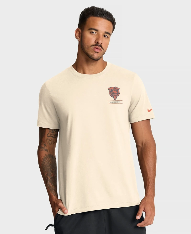Nike Men's Natural Chicago Bears Freestyle Essential T-Shirt