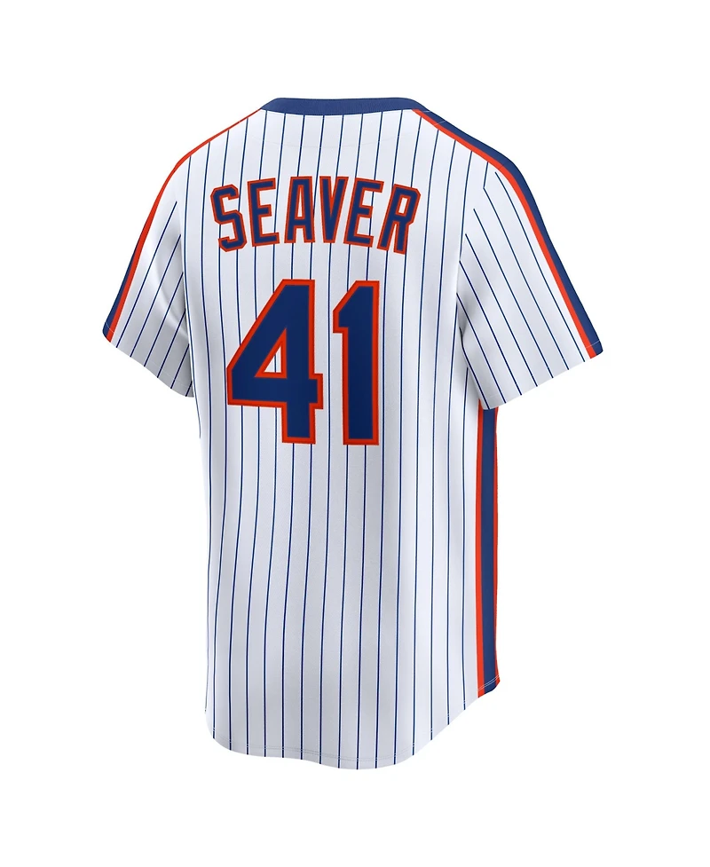 Nike Men's Tom Seaver White New York Mets Cooperstown Collection Limited Jersey