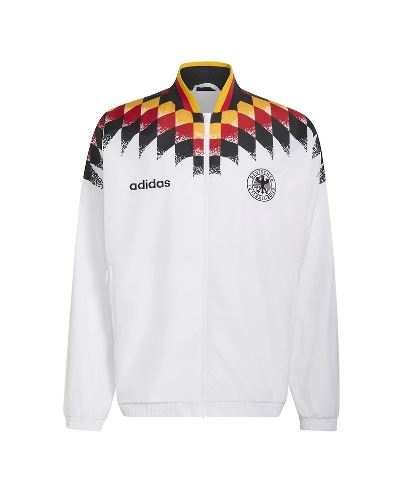 Adidas Men's White Germany National Team 1994 Bringback Full-Zip Track Jacket