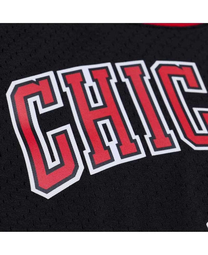 Mitchell & Ness Men's Derrick Rose Black Chicago Bulls Big Tall 2010/11 Swingman Jersey