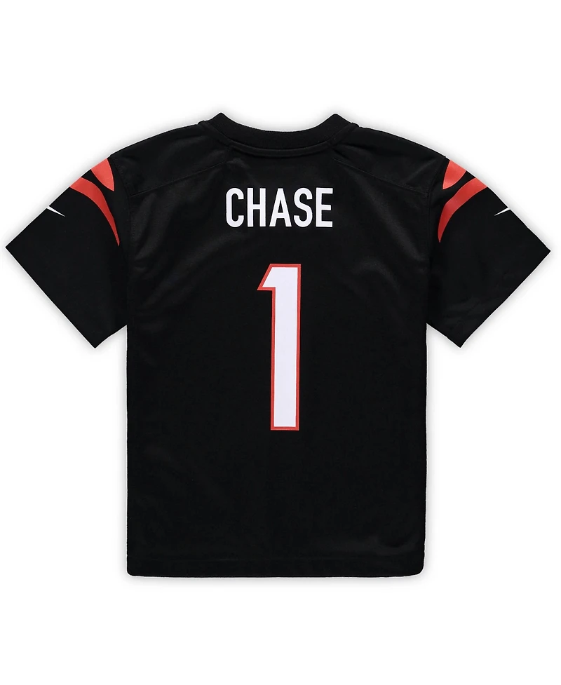 Nike Preschool Ja'Marr Chase Black Cincinnati Bengals Game Jersey