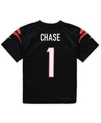 Nike Preschool Ja'Marr Chase Black Cincinnati Bengals Game Jersey