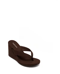 Therapy Australia Women's Ren Round Toe Wedge Thong Heel