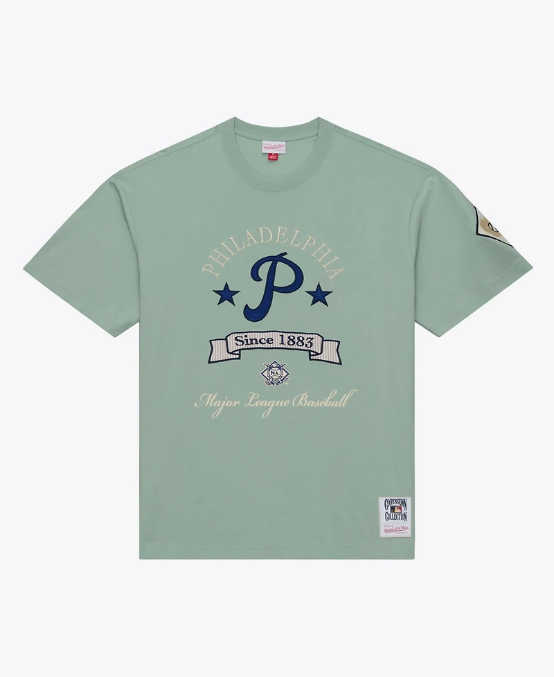 Mitchell & Ness Men's Green Philadelphia Phillies Yacht Rock T-Shirt