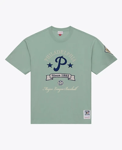 Mitchell & Ness Men's Green Philadelphia Phillies Yacht Rock T-Shirt