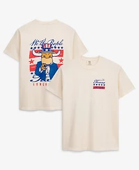 Image One Men's Cream Texas Longhorns Uncle Sam Mascot T-Shirt
