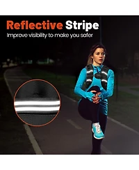 Aofar Weighted Vest Adjustable Reflective Strength Running Workout Jogging Walking