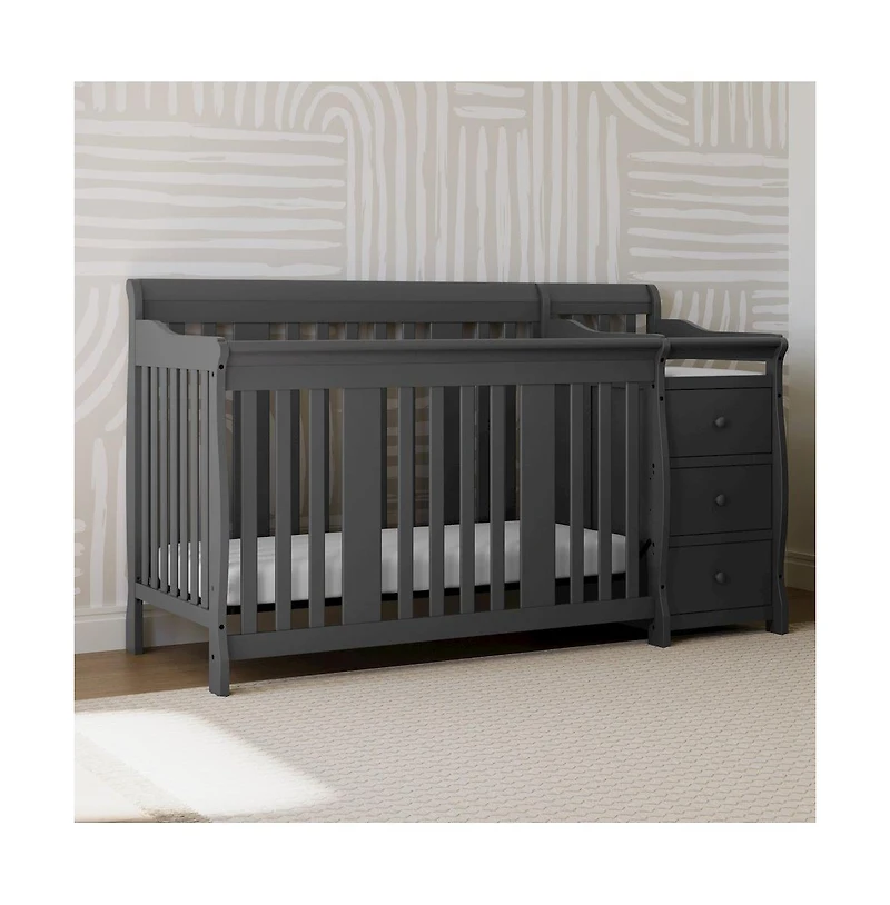 Storkcraft Portofino 5 in 1 Convertible Crib and Changer