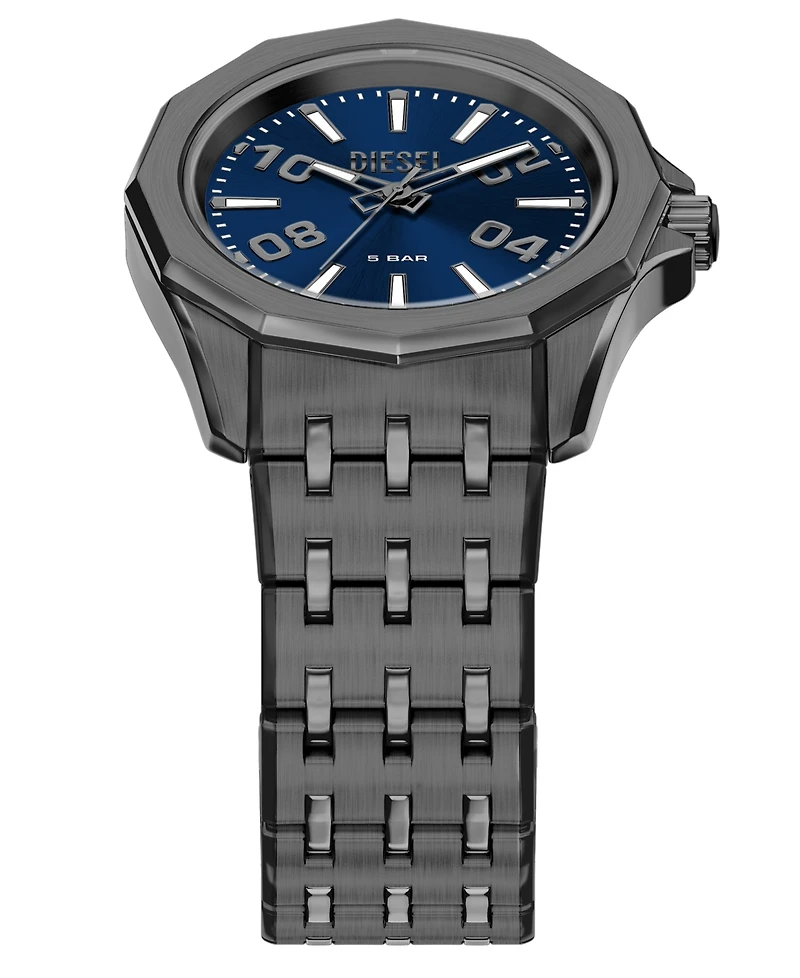 Diesel Men's Stinger Quartz Gunmetal Stainless Steel Watch 44mm