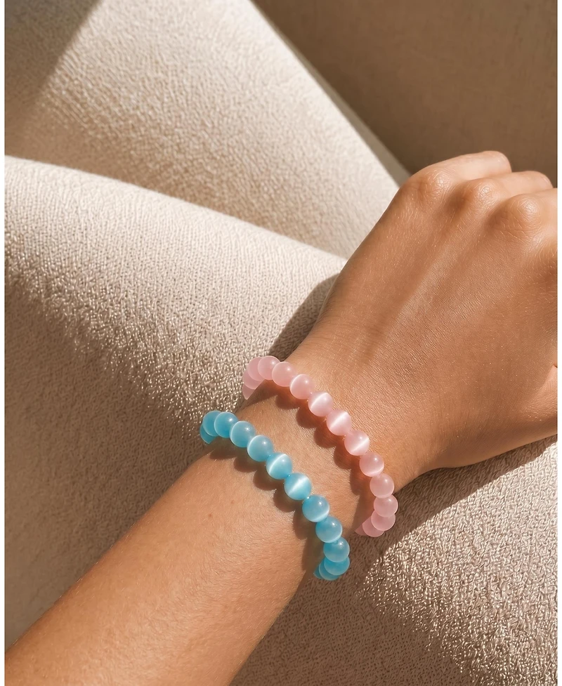 seree Manifest Collection Attraction Cat's Eye Beaded Bracelet