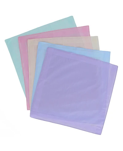 Trafalgar Men's Zayn Brilliant Multiple Colored 16x16 Cotton Handkerchiefs (Pack of 5)