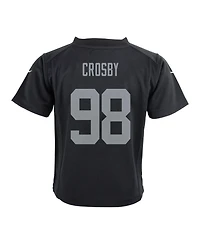 Nike Preschool Maxx Crosby Black Las Vegas Raiders Team Game Jersey