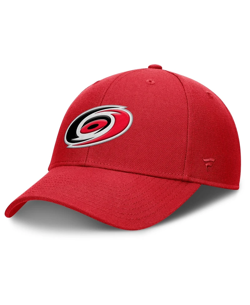 Fanatics Men's Red Carolina Hurricanes Force Adjustable Hat