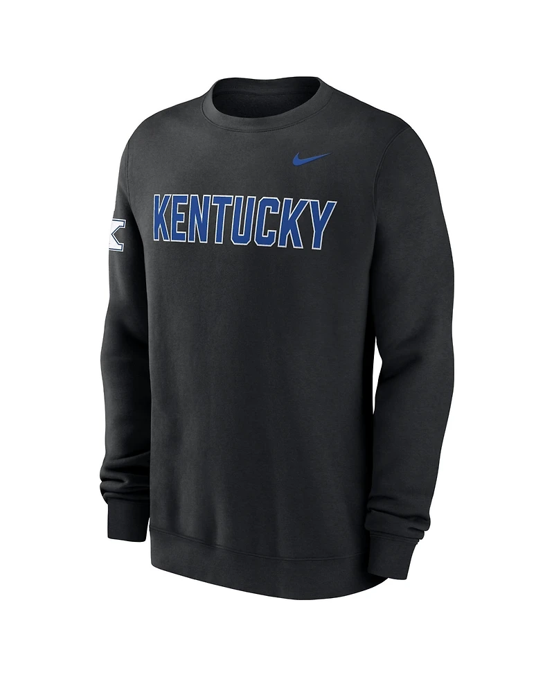 Nike Men's Black Kentucky Wildcats 2026 Sideline Club Sweatshirt