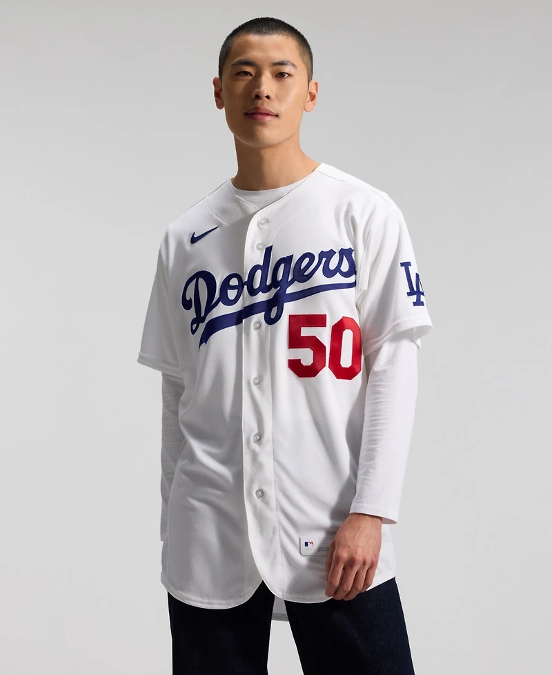 Nike Men's Mookie Betts White Los Angeles Dodgers Home Authentic Jersey